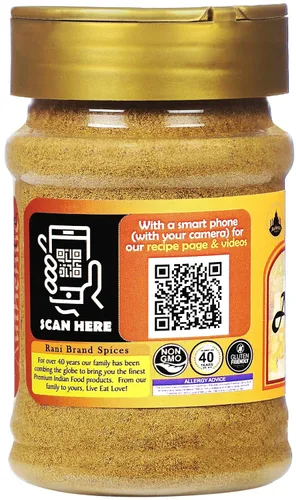 Vista 4 de Rani Ajwain Polvo (Carom Bishops Weed) Especias molidas 3oz (85g) Tarro PET ~ Todo natural Vegano Apto para gluten Sin OMG Kosher Origen