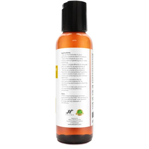 Vista 4 de velona Aceite portador Meadowfoam de 2 onzas líquidas Aceite portador 100% puro y natural Refinado, prensado en frío Cocina, hidratación