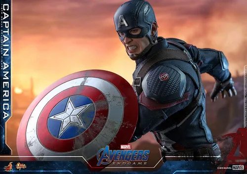 Vista 6 de Hot Toys 1:6 Capitán América - Vengadores: Endgame, Multicolor, HT904685