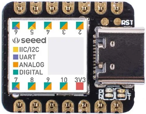 Vista 6 de Seeed Studio XIAO SAMD21 (pre-soldado) El microcontrolador Arduino más pequeño basado en SAMD21 con interfaces ricas, 100% compatible con Arduino