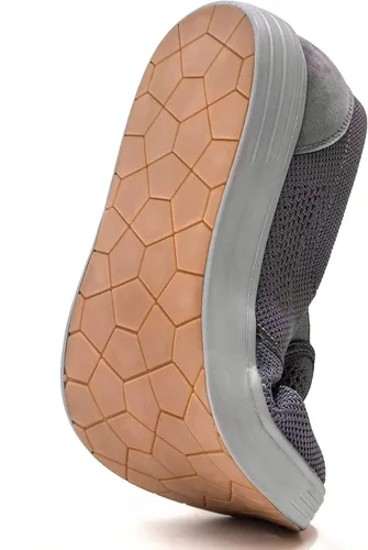 Vista 7 de konhill Zapatos deportivos sin cordones para hombre, mocasines de punto, informales, para caminar, conducir, trabajo, zapatos de espuma