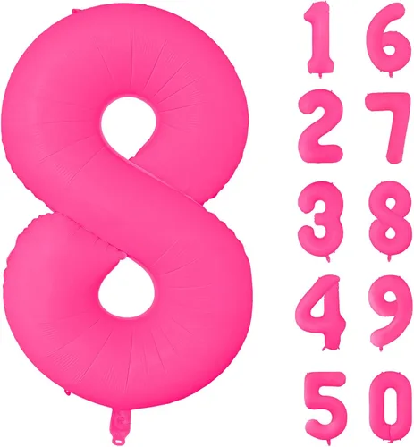 Vista 46 de Globos gigantes de helio de aluminio de 40 pulgadas, color negro, globos digitales grandes del número 0 para decoración de fiesta de cumpleaños