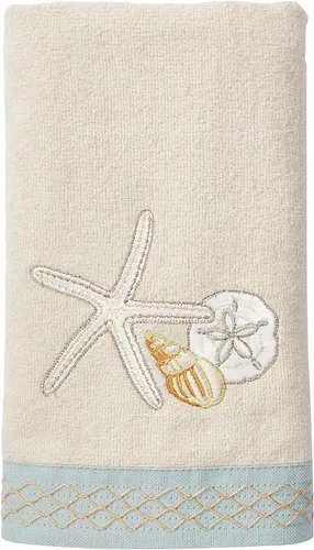 Vista 6 de Avanti Linens - Alfombra de baño, suave y absorbente, accesorios de baño inspirados en la playa (colección Seaglass, 20 x 30 pulgadas)
