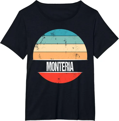 Vista 21 de Camiseta Montería Colombia City Trip, Negro