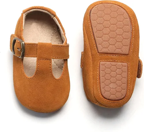 Vista 6 de ESTINE Zapatos de vestir para niña pequeña, zapatos deportivos para caminar para recién nacidos, ligeros, 6-18 meses, para fiestas, escuela, boda