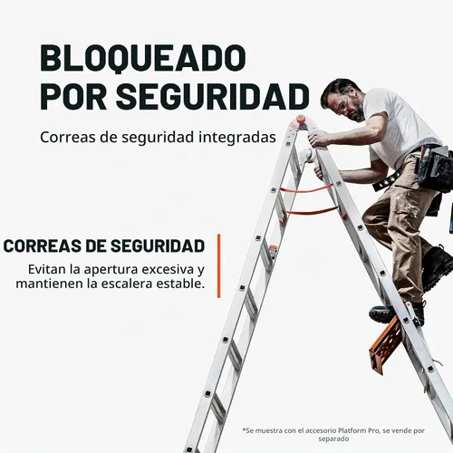 Vista 5 de Little Giant – Escaleras Rascacielos 300 libras índice ajustable, 10109