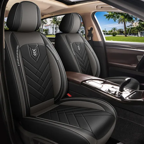 Vista 12 de AOMSAZTO Funda de asiento delantero compatible con GMC Canyon 2015-2025, protector de cojín de asiento de automóvil, fundas de asiento impermeable