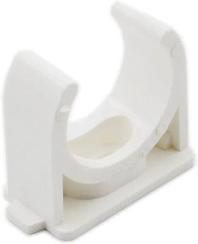 Vista 11 de 50 clips de sujeción de tubería de PVC, soporte de tubo de agua en forma de U, tubos de agua y mangueras de tubo, anillo a presión con parte