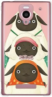 Vista 304 de Yanan Machiko Series Machiko Family Pink (Clear) / for iPhone SE/5s/docomo