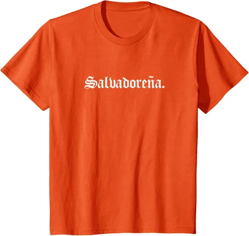 Vista 64 de Camiseta Salvadoreña Mujer, Negro