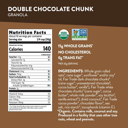 Vista 2 de Love Crunch - Nature's Path - Granola orgánica, chocolate oscuro