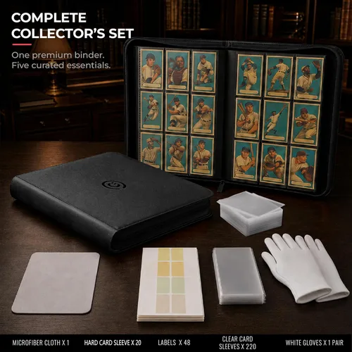 Vista 5 de Carpeta Top Loader con 9 bolsillos, capacidad para 288 cargadores Negro - 288 cartas - 9 Pokects