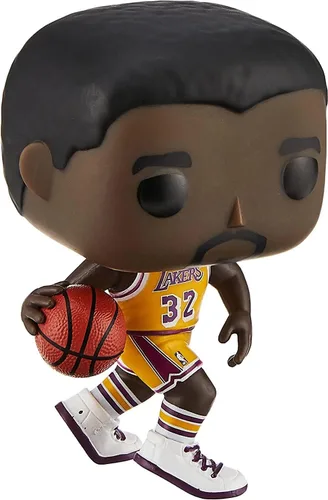 Vista 2 de Pop Sports: Lakers Magic Johnson #78 - Figura de vinilo (paquete con funda protectora Eco Tek)