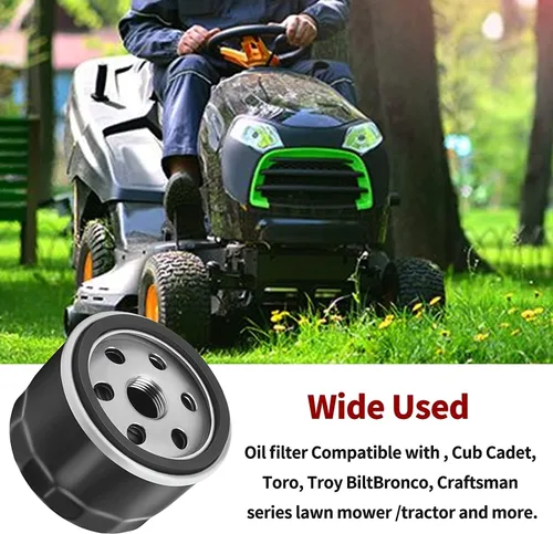 Vista 6 de 12 050 01-S 12 050 01-S1 Filtro de aceite compatible con Kohler Engine Cortacésped Tractor Cub Cadet Craftsman Troy Bilt Toro 12 050 01 KH-12-050-01