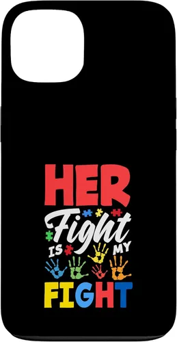 Vista 7 de Her Fight is My Fight Autism Awareness Case for iPhone XR