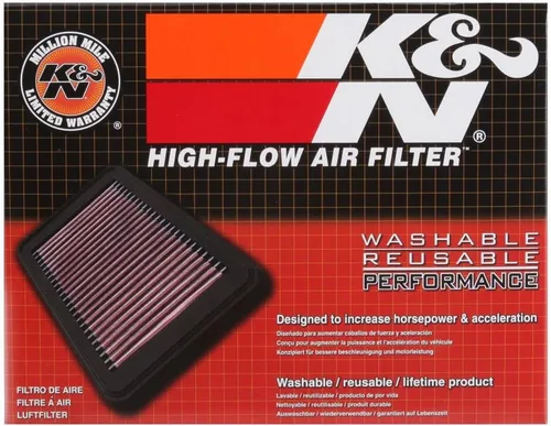 Vista 3 de K&N Filtro de aire del motor: Alto rendimiento, Premium, Filtro de aire Powersport: Se adapta a modelos de vehículos MOTO GUZZI seleccionados