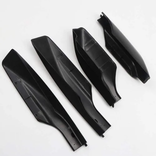 Vista 2 de Cubierta para patas de portaequipajes para portaequipajes, cubierta de protección de extremo de riel de la barra, repuesto negro para RAV4 RAV 4
