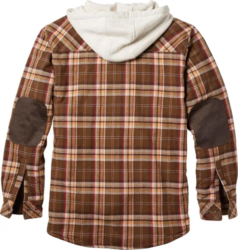 Vista 2 de Legendary Whitetails Men's Camp Night Berber Lined Hooded Flannel Shirt Jacket