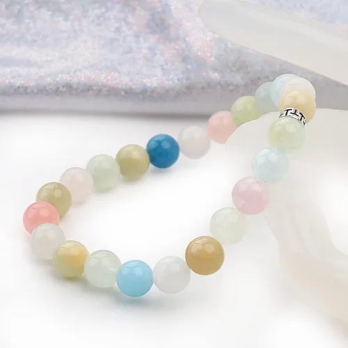 Vista 3 de BONNY BOXX Pulsera de piedras semipreciosas de 0.150.230.315 pulgadas (460.315 in) para hombres y mujeres, joyería