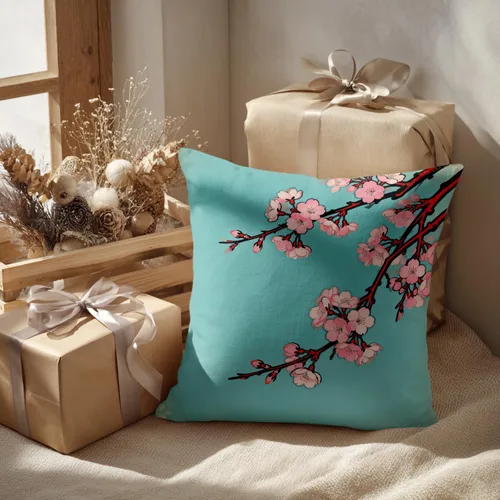 Vista 110 de Batmerry Autumn Pumpkin Templeton Throw Pillow Covers, Green Leaves Paths Forests Decorative Pillow Covers Digital Printing Blended for Couch Sofa