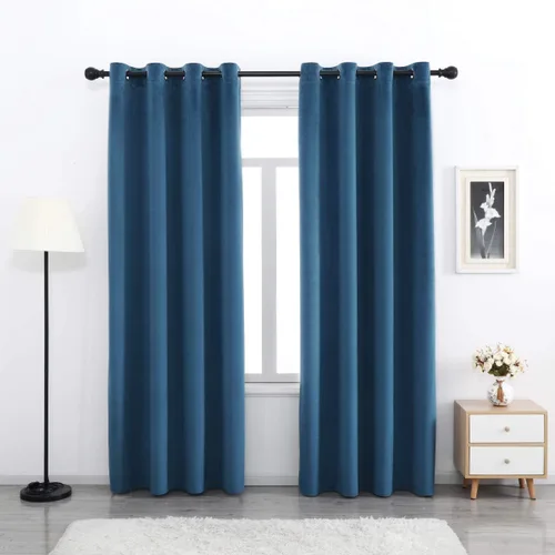 Vista 23 de SPXTEX Cortinas Opacas de Terciopelo Verde - 84 Pulgadas de Largo, Bloqueo de Luz, Parte Superior con Ojales, Aislamiento de Calor, Térmico