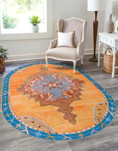 Vista 34 de Unique Loom Timeless Collection - Alfombra de área - Thomas (2' x 3' 1" ovalada, negro y blanco/gris)