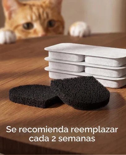Vista 6 de oneisall 8 filtros de repuesto para fuente inalámbrica para gatos de 2.2L