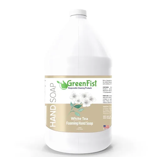 Vista 9 de Recargas de jabón de manos con espuma GreenFist Aroma a Almendra y Cereza Botella de espuma fabricada en EE. UU., 128 onzas (1 galón)
