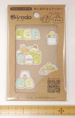 Vista 2 de Sanei irodo SGN012 Sumikko Gurashi - Adhesivo de tela estándar
