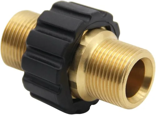 Vista 3 de Twinkle Star - Conector rápido de manguera de lavado a presión, conector de rosca métrica macho M22, TWIS375 Racor de rosca macho métrica M22