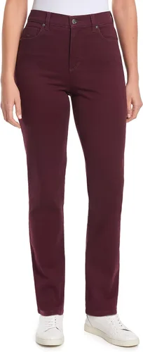 Vista 63 de Gloria Vanderbilt - Pantalones de mezclilla Amanda clásicos de tiro alto y pierna cónica petite para mujer Begonia Bloom