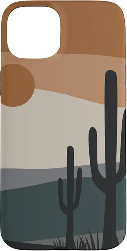Vista 9 de Cute Desert Cactus Terracotta Southwestern Aesthetic Boho Case for iPhone 17