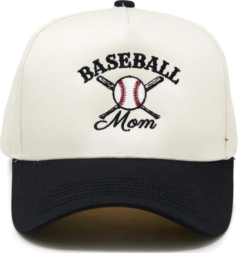 Vista 14 de Funky Junque Gorra Trucker Snapback Boy Mom - Verde/Beige