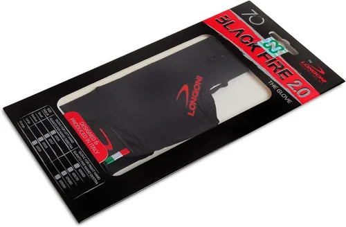 Vista 5 de Longoni Black Fire 2.0 - Guante de billar para mano izquierda o derecha, color negro