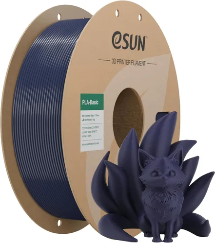 Vista 20 de eSUN Filamento PLA Basic de 0.07 in, naranja, carrete de 2.2 libras 1.anaranjado