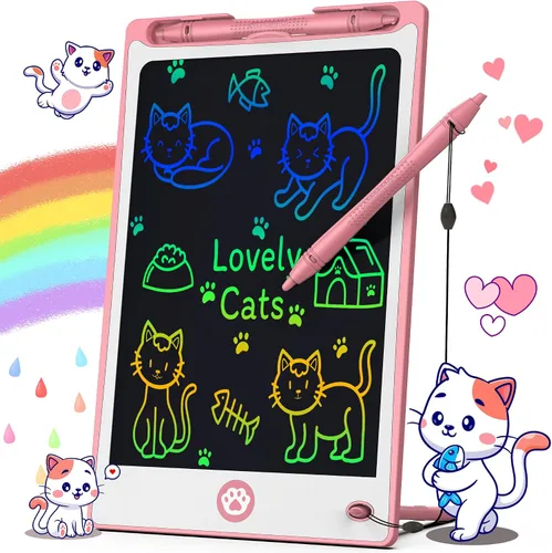 Vista 11 de Hockvill: Tableta de escritura LCD para niños de 8.8 pulgadas, juguetes para niñas y niños, pizarra para dibujar para niños de 3, 4, 5, 6, 7 años