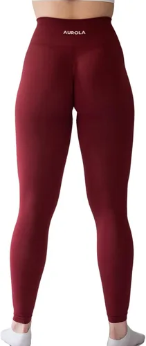 Vista 2 de AUROLA - Leggings de entrenamiento para mujer sin costuras con control de abdomen para gimnasio pantalones de yoga activos para niñas