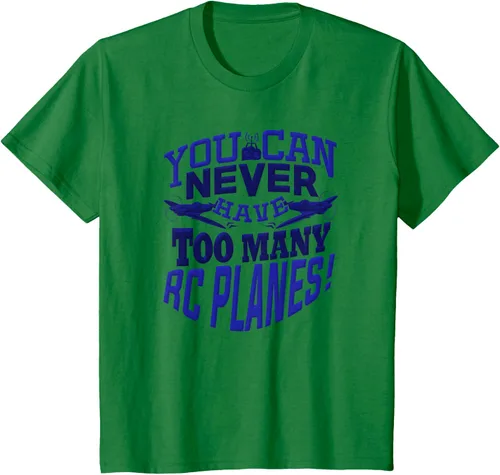Vista 32 de RC Plane You Can Never Have Too Many RC Aviones Hobby Lover - Camiseta, gris, S