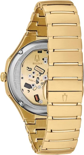 Vista 3 de Bulova Ladies Curv Quartz Diamond Stainless Steel Bracelet Watch