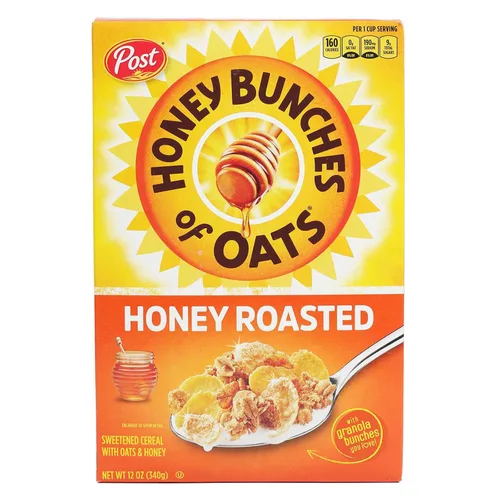 Vista 4 de Post Honey Bunches of Oats Crujiente de cereal tostado, 48 oz (paquete de 4)
