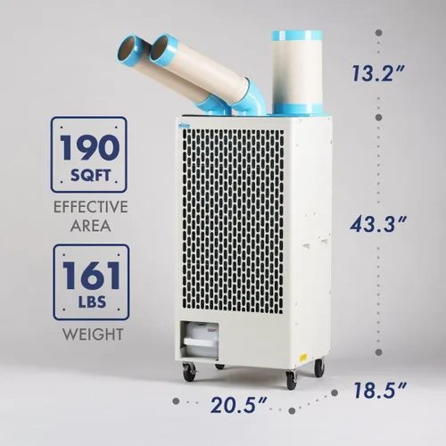 Vista 6 de Uninex SAC4500 KOOLZONE - Enfriador de puntos móvil para interiores