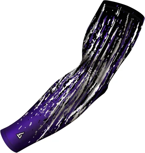 Vista 34 de B-Driven Sports Pro Fit - Manga de compresión para hombres, mujeres y jóvenes, baloncesto, béisbol, fútbol, diseños digitales individuales
