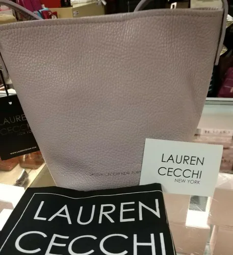 Vista 4 de Ahorre en productos Designer Lauren New York Bolso bandolera de cuero italiano Mini Bucket Bolso Primavera Verano Orquídea Púrpura, Púrpura