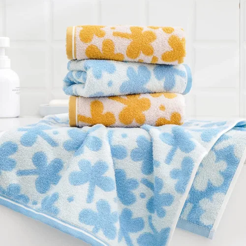 Vista 8 de sense gnosis - Juego de 2 toallas de mano azules A-azul