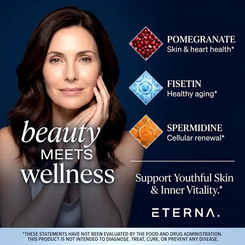 Vista 6 de Eternity NAD+ - Suplemento de resveratrol para hombres y mujeres, 1050 mg con 15 ingredientes avanzados para apoyo inmunológico, energía