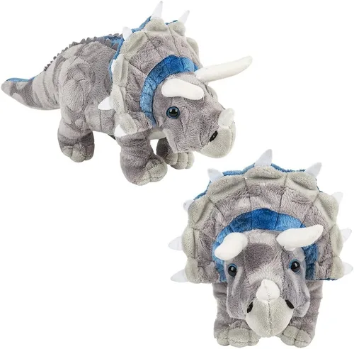 Vista 4 de Rhode Island Novelty Peluche Triceratops Animal Den de 13