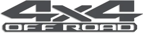 Vista 3 de 2 calcomanías de vinilo negras 4x4 Off Road para Dodge Ram 1500 2500 3500 Power Wagon