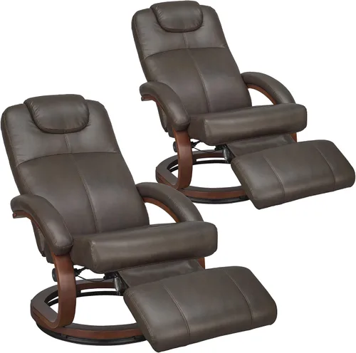 Vista 10 de RecPro Charles - Silla reclinable de 28 pulgadas, muebles de autocaravana de diseño moderno (1, castaño)