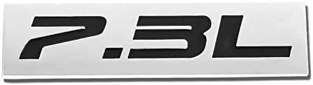 Vista 80 de 1.5L Negro/Cromo Aleación de Aluminio Auto Maletero Puerta Guardabarros Parachoques Insignia Calcomanía Emblema Cinta Adhesiva Pegatina