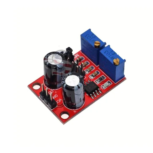 Vista 3 de DEVMO Generador de señal cuadrado ajustable del ciclo de trabajo del módulo de pulso NE555 2PCS NE555